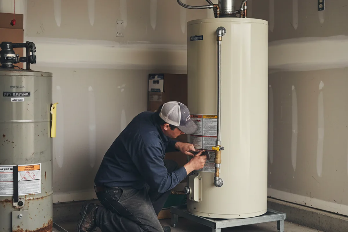 Water heater and shutoff valve replacement in Terra Ceia